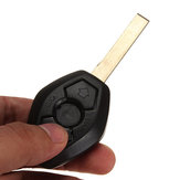 3 Button Car Key Shell Case for BMW E39 E53 E60 E63 with Blade